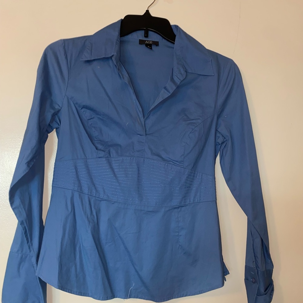 Blue work shirt